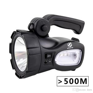 Oplaadbare Heldere LED-zaklamp Torch 20W High Powered Searchlights Ingebouwde 2300mAh Lithium-batterij Twee werkmodi