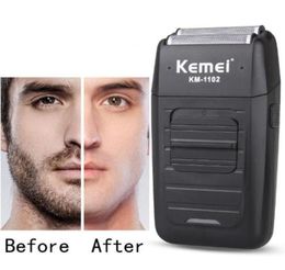 Rasoir électrique sans fil rechargeable pour les hommes lame jumelle alternative à la barbe razor face multifonction Strong Trimmer KM11021217247