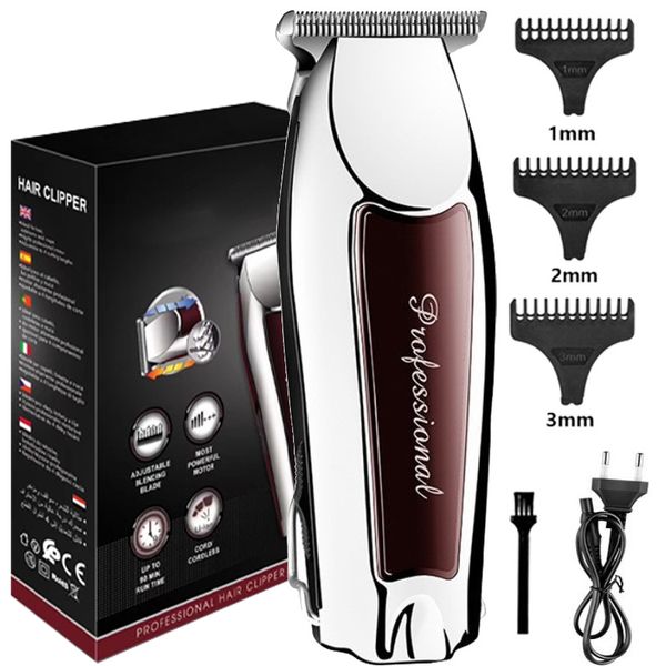 Tondeuse à cheveux sans fil rechargeable pour hommes toilettage tondeuse électrique professionnelle tondeuse à barbe coupe de bord 220623