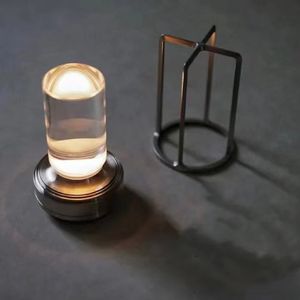 Oplaadbare kristallampje Bouttafel Slaapkamer LED TOUW TAK LAMP RESTAURING Decoratie sfeer Nachtlicht