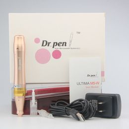 Oplaadbare Derma Pen M5-W Elektrische Auto Derma Pen Dr.Pen Instelbaar 0,25-2.5mm Micro Naald Roller Huidverzorging