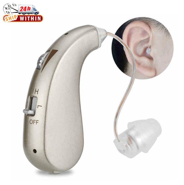 Aide auditive numérique rechargeable Perte sévère BTE BTE Eardia Aids High Power Amplificateur Sound Enhancer 1PC pour les sourds âgés 2227939