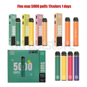Disposables rechargeables Qst Puff Flex Pro 5000 Puffs Pods Device Kits 650mAh Batterie Pré-rempli 12 ml VAPPER PEN NOUVEAU EMPLOIR