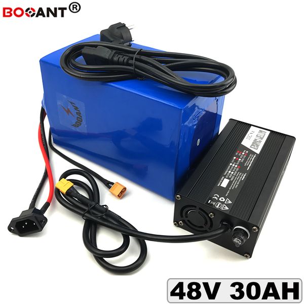 Batterie de vélo électrique rechargeable 48V 30AH ebike Batterie au lithium pour Bafang BBSHD 1000W 2000W moteur + 5A chargeur livraison gratuite