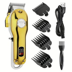 Tondeuse à cheveux électrique rechargeable - Obtenez des coupes de cheveux professionnelles à la maison avec cette tondeuse à cheveux sans fil !