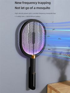 Racket électrique rechargeable Mosquito Racket Mosquito Killer Lamp Mosquito Repultent Fly Bug Bug Zapper Mosquito Lamp Traps 240514