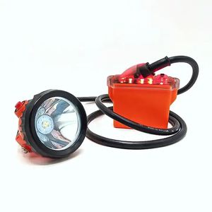 Rechargeable KL5LM LED lampe frontale de casque de sécurité pour mineur pour l'exploitation minière avec lumière stroboscopique