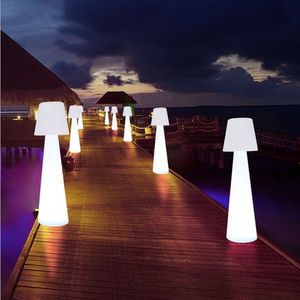 Lampadaire LED Rechargeable D30X120cm décor mobilier d'extérieur éclairage barre commerciale