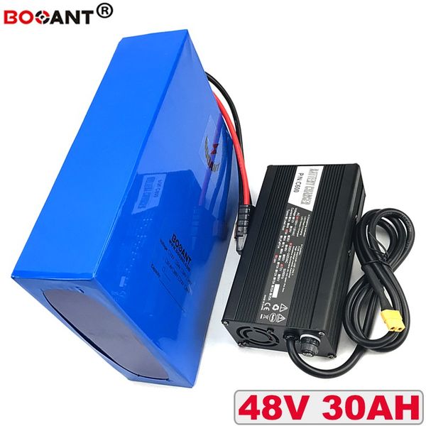 Batterie au lithium Rechargeable 48 V 30AH batterie de vélo électrique pour Bafang BBSHD 1000 W 2000 W batterie de vélo électrique 48 V + 5A chargeur