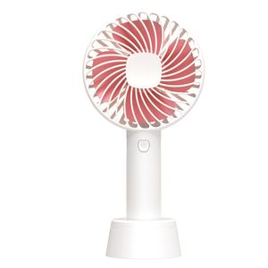 Oplaadbare mini -fan Hand vastgehouden partij gunst 1200mAh USB Office Outdoor Huishoudelijk Desktop Pocket Portable Travel Electrical Appliances Air Cooler DHL/UPS Fast