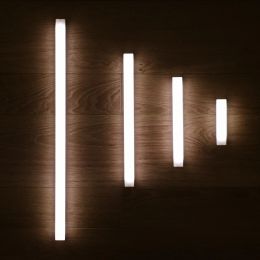 Luz LED con Sensor de movimiento recargable, lámpara de inducción debajo del gabinete, USB, 5V, luz nocturna regulable, bombilla detectora de tubo para pasillo y habitación