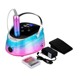 Équipement d'art d'ongle Rechargeable perceuse à ongles 35000 tr/min polisseuse de Gel Portable manucure fraiseuse Macine