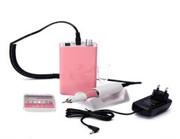 Recargable Portable Portable 18W 30000RPM Machina de uñas eléctrica Archivo acrílico Manicura Set2920290