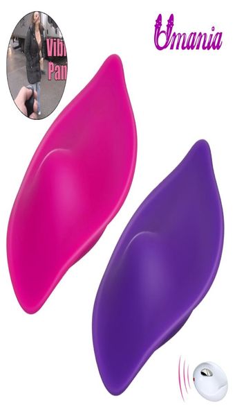 Vibromasseur télécommandé sans fil Rechargeable 10 vitesses portable C String culotte vibrant oeuf Sex Toy pour Women3122425