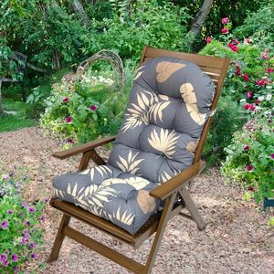 Coussin inclinable coussin de patio épaissis de chaise à bascule du salon canapé de la fenêtre du tapis de tapis tatami 240521