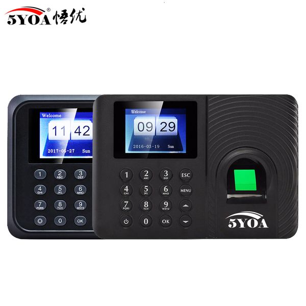 Système de reconnaissance Présence d'empreintes digitales Machine biométrique Clavier des employés Horloge électrique Enregistreur Données USB Gérer 230712