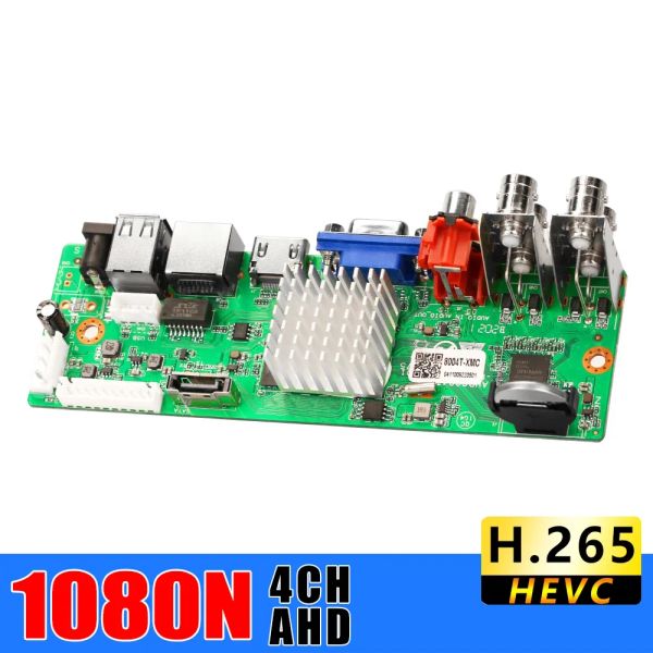 Registrador 1080n 6 en 1 Recordadora de video 4 CH BNC Board IP AHD Camera XMEYE HD 1080P SEGURIDAD DE NECES