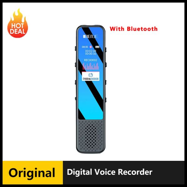 Enregistreur 16/32G Enregistreur vocal numérique USB Pen Recordier Recordage de réduction du bruit intelligent avec microphone Dictaphone MP3 lecteur