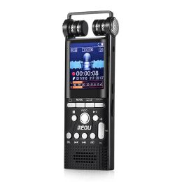 Recorder 32 GB Recorder Metal Conference Digital HiFi Definities Noteergeluidsreductie 1536kbps Lijn in Record Sound TF -kaart Dual Mic