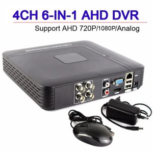 Enregistreur 4 canaux AHD DVR 1080p CCTV DVR 4CH MINI PRÉPONDIT