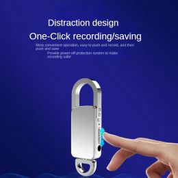 Recorder 432G Keychain Voice Recorder Secret Voice Activated Dictaphone Record Player OneButton Recording Noise Reduction Audio Recorder