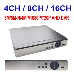 Enregistreur 5m AHD hybride DVR 4CH 8CH 16CH 5MP 4MP 1080N 720P Sécurité vidéo Sécurité CCTV Recorder HD pour analogue AHD CVI TVI IP Caméra