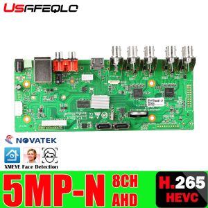 Enregistreur 6 en 1 H.265 + 8CH 5MPN AHD DVR Board pour AHD 5MP 4MP 1080P 720P CAMERA SAVE BIG RAM HDD XMEYE CCTV DVR Board AHD DVR