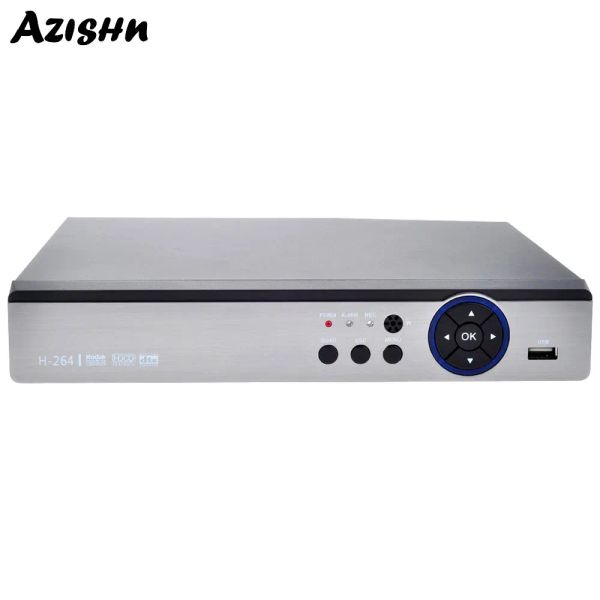 Registrador Azishn 8ch HD AHD/TVI/CVI/CVBS/IP AHD DVR H.264 5in1 Híbrido Registrador de video digital CCTV CCTV para el sistema de cámara de vigilancia