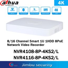 Enregistreur Dahua NVR 8CH 16CH 4K 8POE DVR NVR41088P4KS2 / L NVR41168P4KS2 / L P2P Inteligentny 1U Port H.265 Wykrywanie Twarzy Sieciowy Rejes