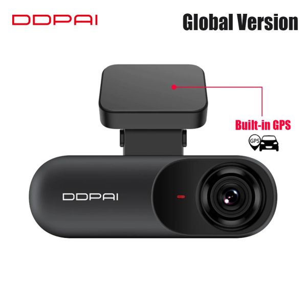 Enregistreur DDPAI Dash Cam MOLA N3 avec GPS Build Drivor Recorder Car Ondash Monté Cameras 1600p WiFi Gsensor Global Version