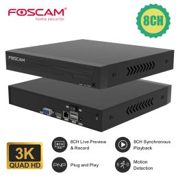 Enregistreur Foscam 8CH DVR pour Foscam 5MP IP Security Camera 16CH NVR P2P H.264 24/7