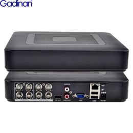 Enregistreur Gadinan 5in1 5mn XVI Sécurité CCTV DVR 4CH 8CH 5MP AHD DVR H.265 Recordance vidéo hybride pour AHD TVI CVI CAMERIE ANALY IP CAMER