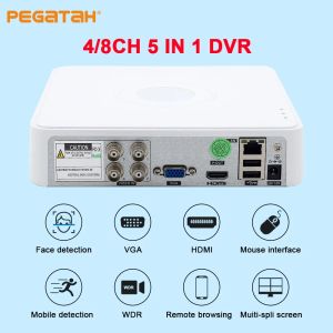 Enregistreur HD 5MP DVR 4/8 Channel CCTV AHD DVR AHDN HYBRID DVR 960P DVR 5IN1 Recorder pour AHD TVI CVI CVB