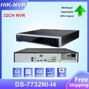 Enregistreur Hikvision 4K 12MP Réseau vidéo Recordier NVR 32 canal DS7732NII4 H.265 + TWOWAY Audio 4HDD Sécurité d'alarme ISPY P2P