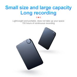 Recorder K2 Ultraathin Voice Recorder Portable mp3player 16GB Voice Activated Recorder Professional Digital Sound Audio Recorder