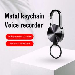 Enregistreur Keychain Mini Voice Recorder Espia Activé Sound Professional HD Noise réduire le lecteur MP3 dictaphone 4/8/16/32 Go