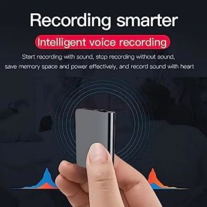 Enregistreur Mini Digital Voice Recorder Contrôle sonore intelligent Réduction de bruit intelligent MP3 Player Professional Secret Portable Electronics