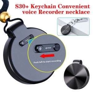 Recorder Mini Voice Recorder Keychain Smart Voice Activated Sound Recorder Pen Portable Ruis Reduction Audioverrecorder MP3 Player Pendant