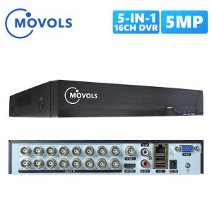 Enregistreur MOVOLS DVR 16CH CCTV Recordier vidéo pour caméra AHD PAMALLE ANALOG