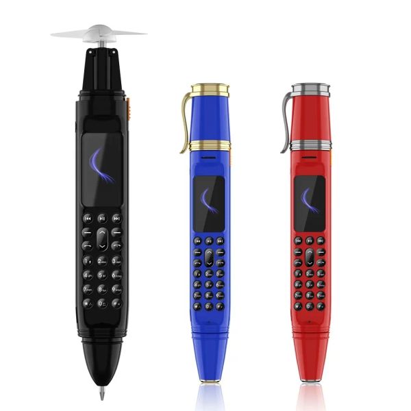 Registrador nuevo BM111 Pen de teléfono móvil 1800MAH 2G GSM Dual Sim Camera Ventilador Bluetooth Radio Registro Magic Voice Cell teléfono celular