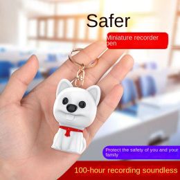 Recorder nieuwe mini voice recorder digitale draagbare kleine hond schattige hang hanger mp3 speler smart sound intelligente geërfd caneta espiar