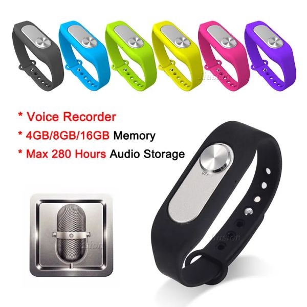 Enregistreur Bracelet vocal numérique portable Bracelet 8 Go mini