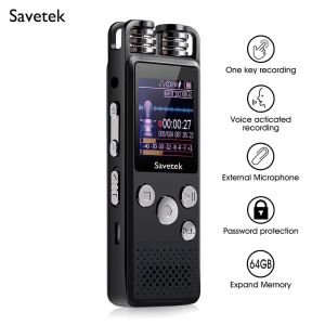 Enregistreur de la voix professionnelle Activé Digital Audio Voice Recorder 8 Go 16 Go 32g USB Pen non-stop 80HR Enregistrement PCM Prise en charge TFCARD