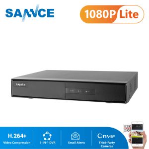 Enregistreur Sance 4 Channel TVI DVR AHD 5IN1 1080N SECURITÉ CCTV DVR 4CH MINI HYBRIDE DVR PRÉPONDANCE ANALOG / AHD CAME AVEC 1T DRIDE DRIDE