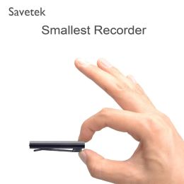 Recorder Savetek Mini Clip USB Pen Stem geactiveerd 8 GB 16GB Digital Sound Voice Recorder met MP3 -speler OTG -kabel voor Android -telefoon