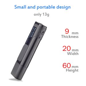 Enregistreur Sound Recorder Mini USB Pen Voice activé 8 Go 16 Go 32 Go Digital Audio Voice Recorder mp3 Music Playerless Records