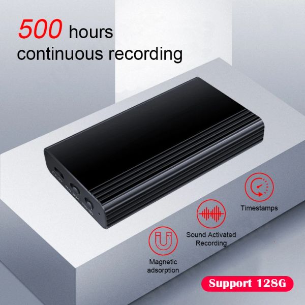 Enregistreur STTWunake Voice Recorder Mini 500 heures de long Dictaphone Micro Audio Sound Digital Smal Profash Flash Drive Secret