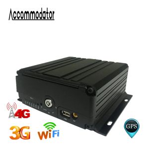 Enregistreur véhicule voiture remorque camion de taxi bus scolaire 8 canaux HDD SD Carte AHD 1080p Mobile DVR Construit en WiFi GPS 3G 4G