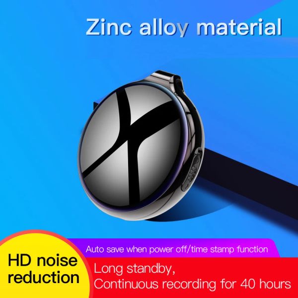 Enregistreur Zinic Metal Small Mini Professional HD Digital Voice Sound Enregistreur Enregistreur Portable DVR Type C Charge rapide