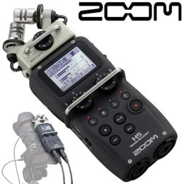 Recorder Zoom H5 Professional Handheld Digital Recorder Fourtrack Portable Recorder Upgraded Version Recording Pen